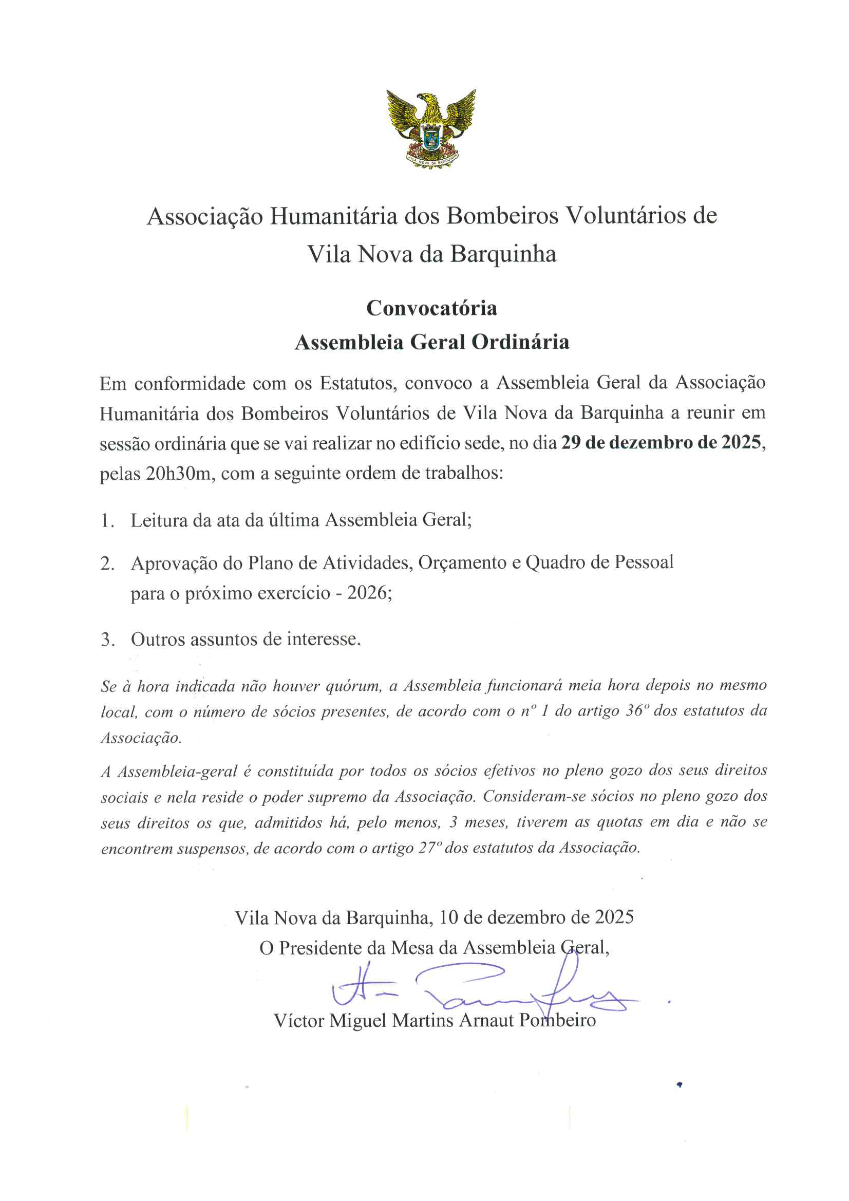 Assembleia Geral 1 of 1