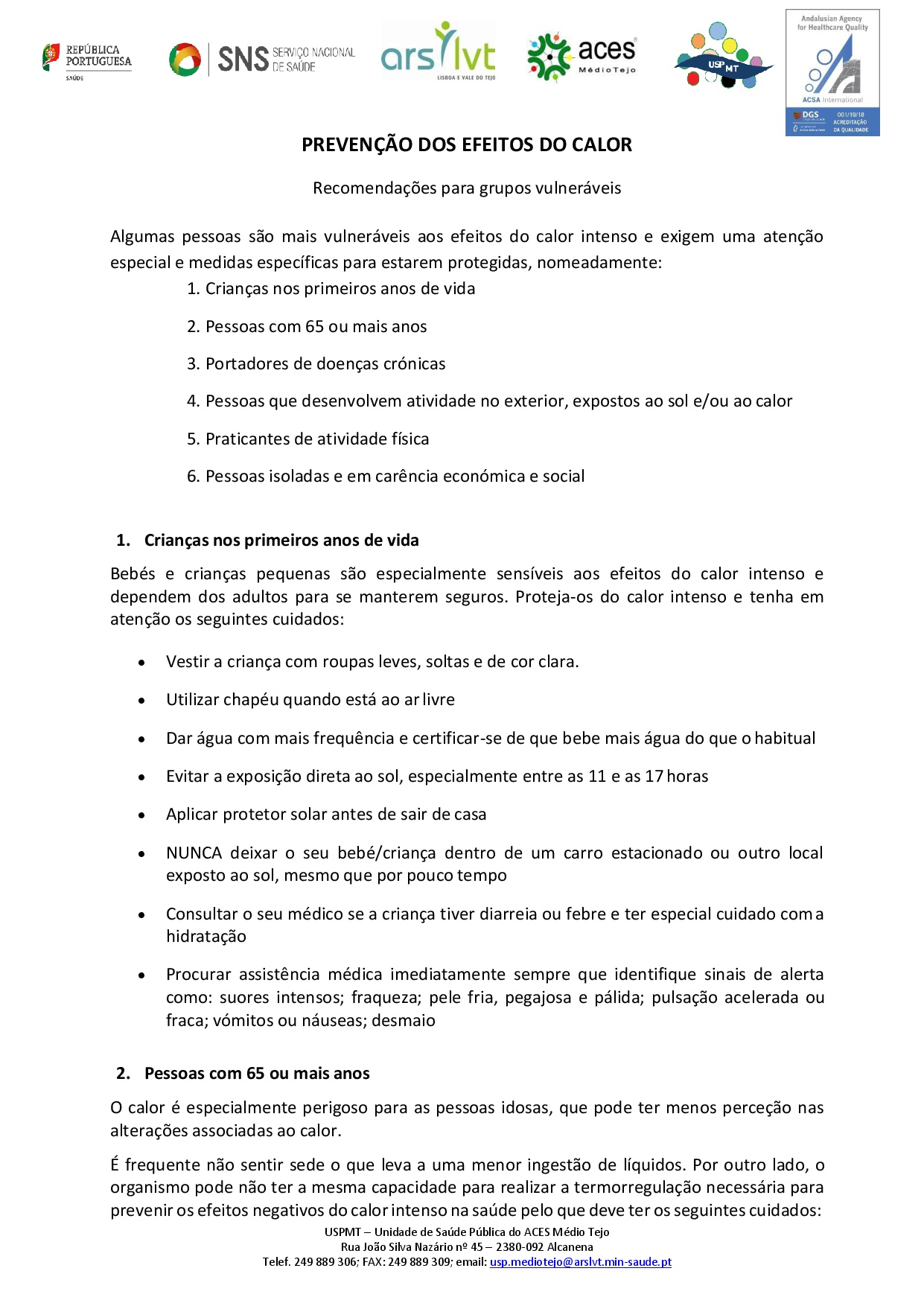 Recomendações Calor 2021ARS 1 0001